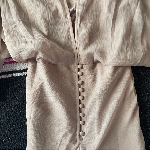 ASOS Design Soft Batwing Midi Dress in Dusty Mauve - Picture 10 of 11